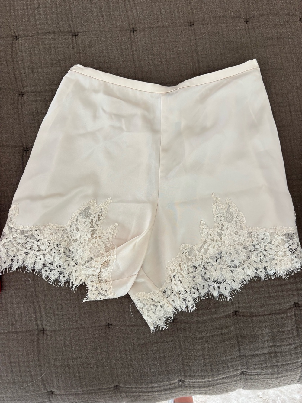 Reformation lace shorts
